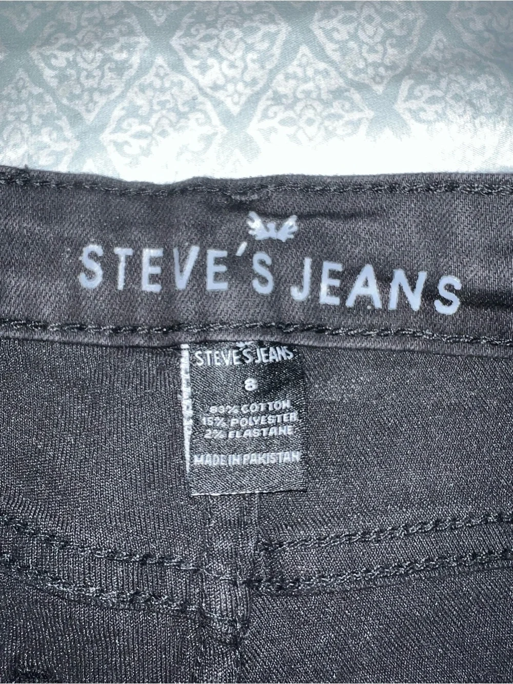 Steves Jeans black washed